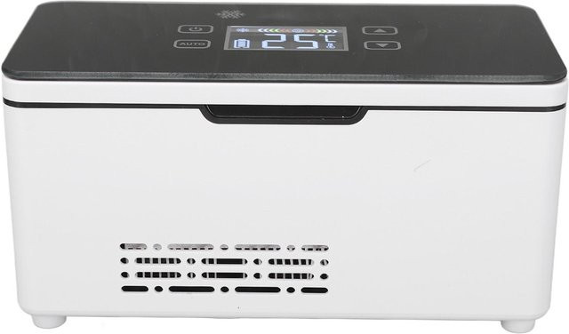 GoolRC Mini-Insulin-Kühlschrank mit Touchscreen, tragbare Kühlbox, grau - Bild 1