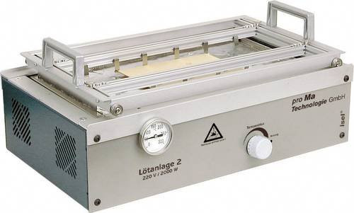 Proma 142 021 2000 Flux- und Lötanlage in Silber für Platinen bis 350 x 180 mm - Bild 1