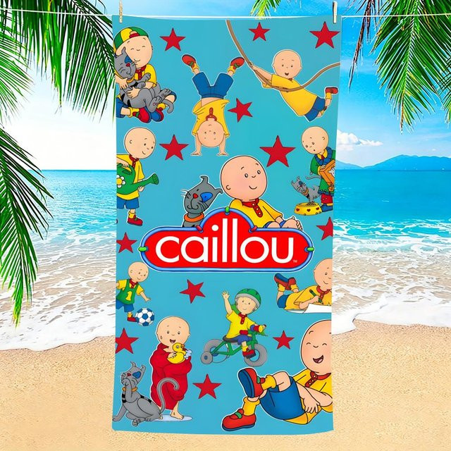 C-Caillou-S Mikrofaser Strandtuch von JMG Household Supplies, schnelltrocknend und sandfrei, multicolor, B: 100 cm, H: 50 cm - Bild 1