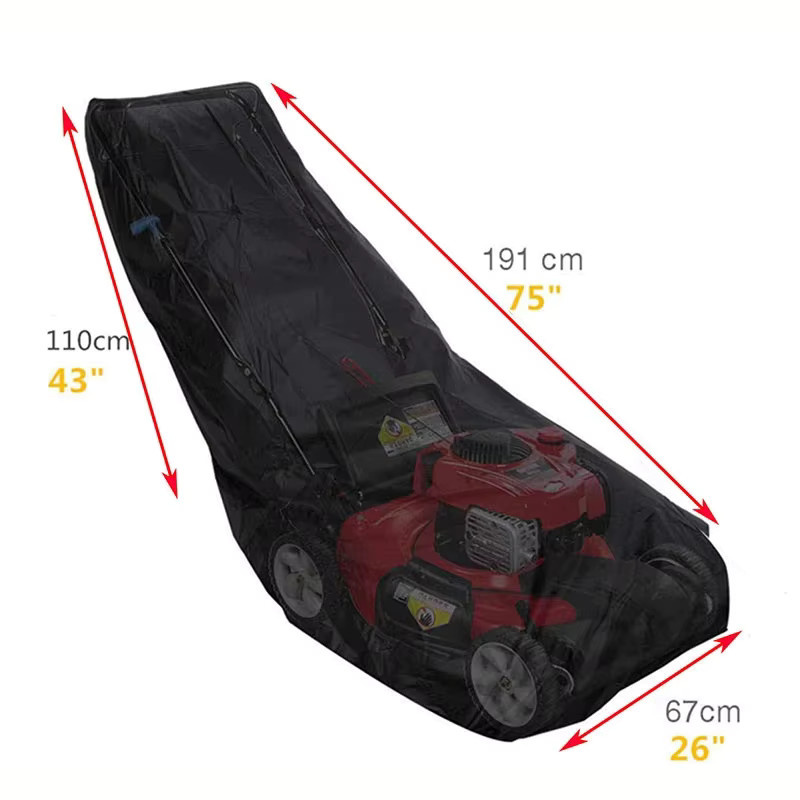 Wasserdichte Oxford Stoff Rasenmäher Abdeckung mit UV-Schutz für Rasenmäher und Schneefräsen - Bild 5