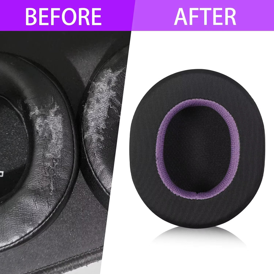 SteelSeries Ersatz-Ohrpolster aus Kühlgel-Mesh für Arctis 1/3/5/7/9/Pro/Nova Kopfhörer in Schwarz oder Lila - Bild 3