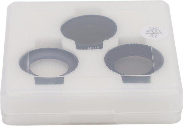Igeteck Kameraobjektivfilter aus optischem Glas mit Aluminiumrahmen in Grau - Bild 1