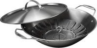 Weber CRAFTED Wok und Dampfgarer mit Dünsteinsatz aus Edelstahl in Silber - Bild 1