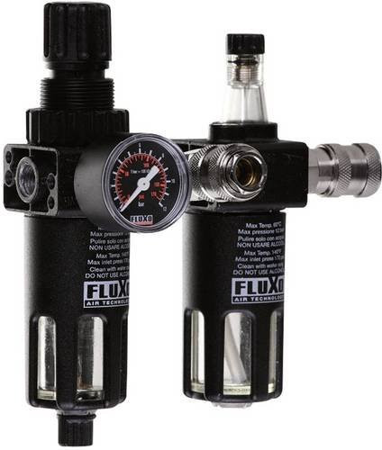 Aerotec FX 3900 Druckluft-Wartungseinheit 1/4 Zoll in Schwarz - Bild 1