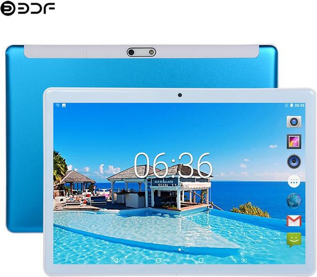 BDF S10 Android 11 Tablet-PC mit MediaTek Prozessor, 4 GB RAM, 64 GB ROM, 10,1 Zoll Display, Blau - Bild 1