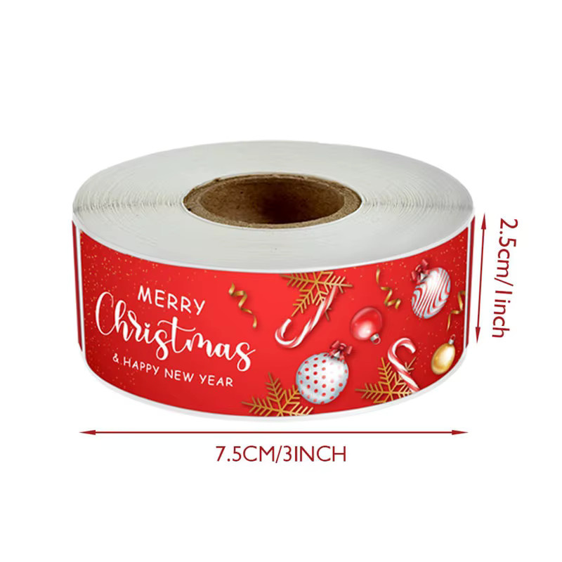 120 Stück Frohe Weihnachten Santa Claus Aufkleber für Weihnachtsdekoration, Geschenke und Briefumschläge - Bild 2