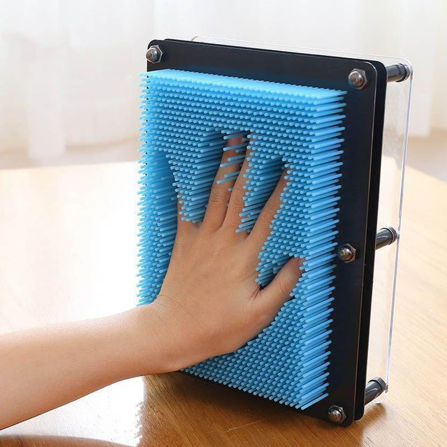 Bunte Kunststoff 3D Antistress Klon Fingerabdruck Nadel Malerei, Spielzeug - Bild 1