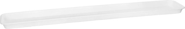 Florus Universal Pflanzkasten-Untersetzer aus Kunststoff in Weiß, Breite: 100 cm - Bild 1