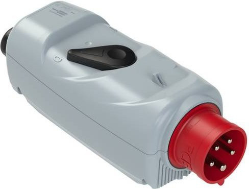PCE CEE Motorschutzstecker 16A 5polig 400V in Grau - Bild 1