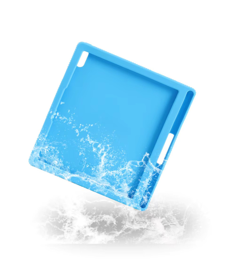 Stoßfeste Silikonhülle für Bigme B7 eBook Slim 7 Zoll mit Stifthalter in Schwarz oder Blau - Bild 2