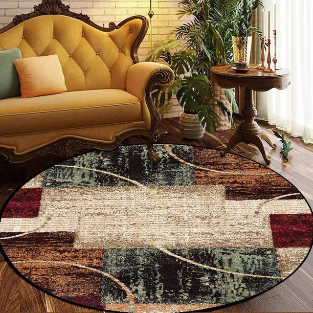Moderner Teppich von Wucifang Shoes, gestreift, mehrfarbig, rutschfest und waschbar, B/T: 200 x 400 cm - Bild 1