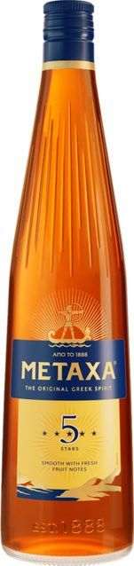 Metaxa 5 Stars Brandy, Griechenland, 38% Vol., 1 l - Bild 1