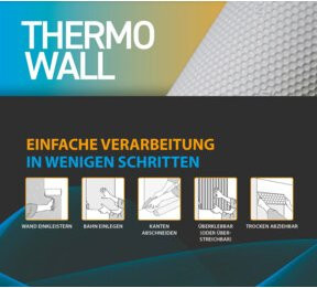 A.S. Création Vliestapete Meistervlies Thermowall in Weiß, überstreichbar, 10,05 x 0,53 m - Bild 1