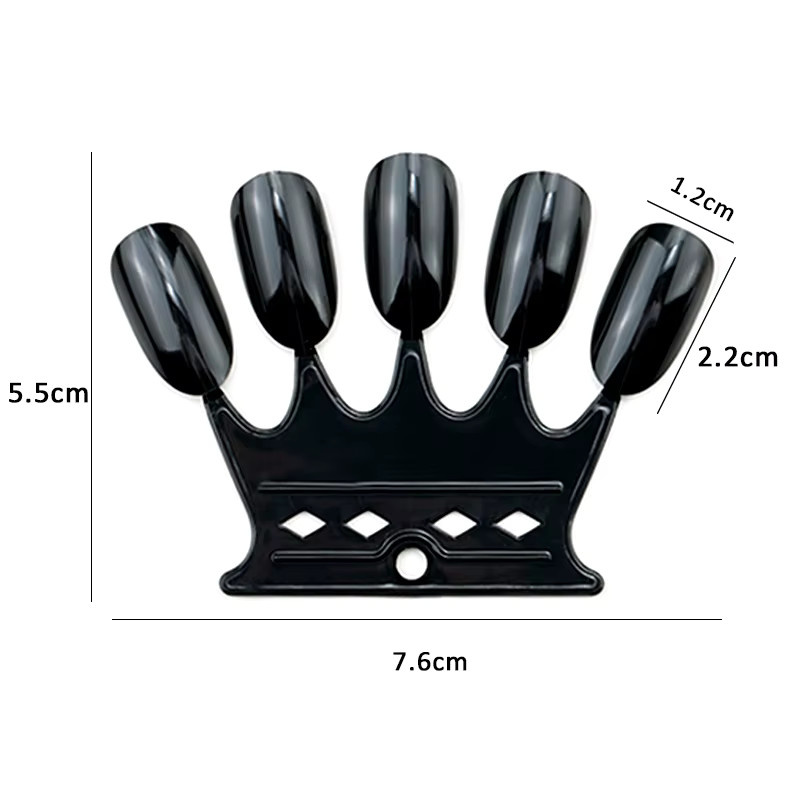 Nibiru DU Nagel-Übungstipps, Krone Form, Natural, Glänzend, Unisex - Bild 2