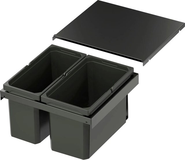 Vauth-Sagel Abfalltrennsystem Envi Flex Xs-256 Einbau, Korpusbreite: 50 cm, Farbe: Lava/Schwarz, Matt - Bild 1