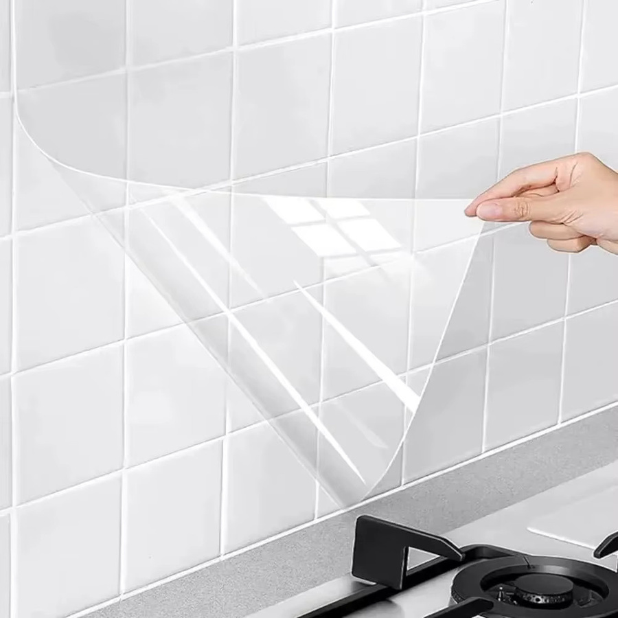 CTZSOOP Dekorativer Wandaufkleber Transparent, Wasser- und Ölbeständiger Elektrostatischer Aufkleber für Küche und Wohnzimmer, B/H: 40 x 40 cm - Bild 2