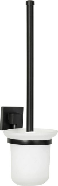 Fackelmann Toilettenbürste New York mit Halter in Schwarz und Bunt, B/T/H: 11,5 x 15 x 38 cm - Bild 1