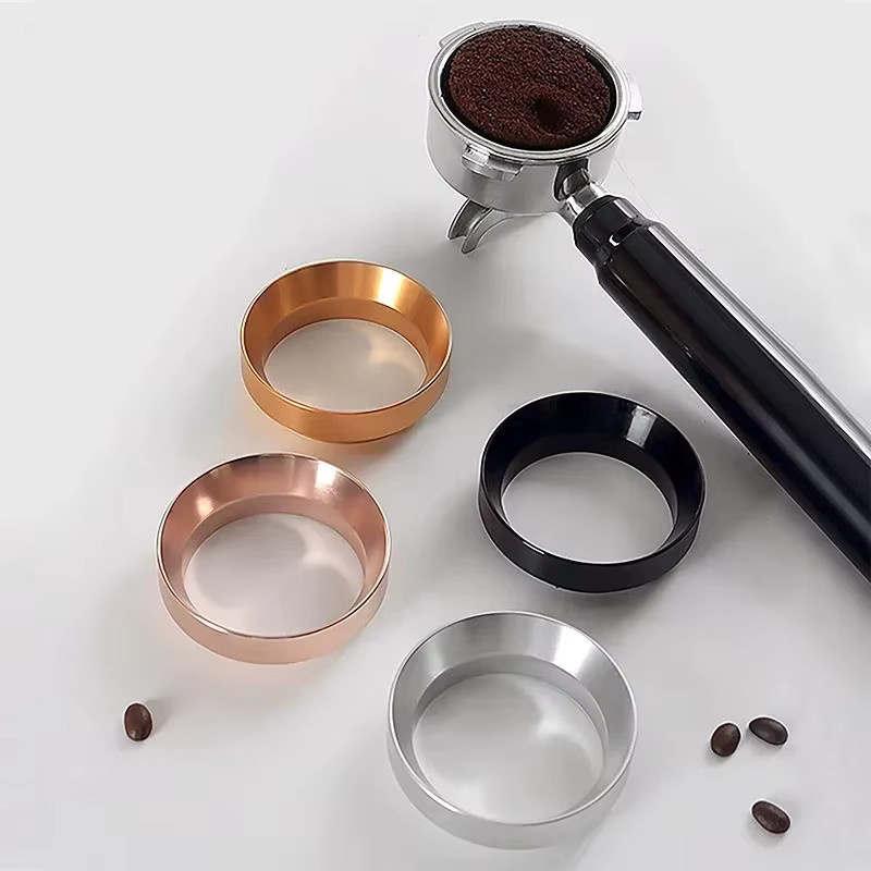 Magnetischer Espresso Dosierring mit Trichter für Delonghi und Breville Siebträger, Zubehör für Barista, Schwarz und Mehrfarbig, Durchmesser: 51 mm, 53 mm oder 58 mm - Bild 3