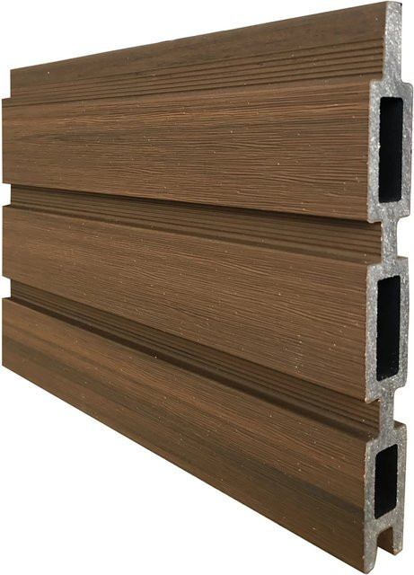 T & J WPC-Lamelle Smoke Weiß coexdrudiert B: 2 cm, T: 15 cm, H: 179,05 cm - Bild 1