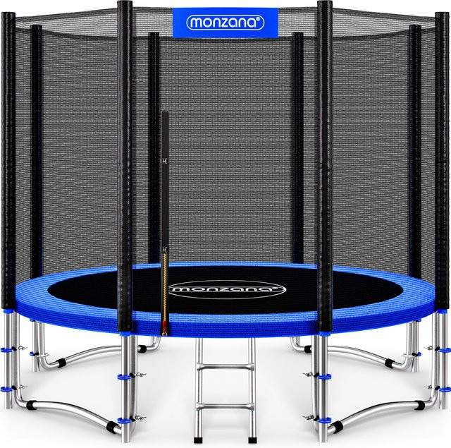 MONZANA Trampolin Ø305cm mit Sicherheitsnetz TÜV SÜD GS Blau - Bild 1