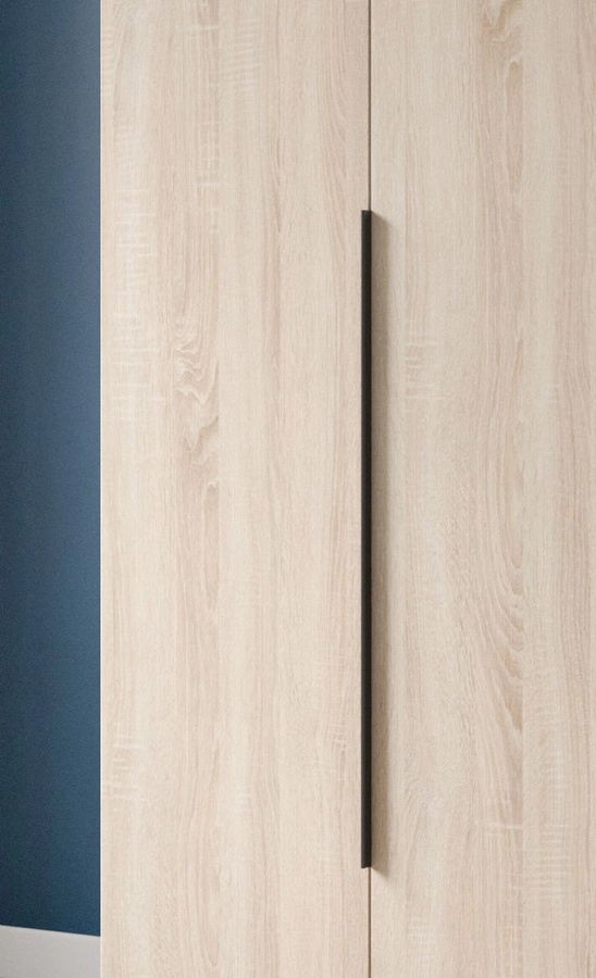 3-türiger Kleiderschrank Swan in Sonoma Eiche, Breite: 120 cm, Höhe: 181 cm - Bild 3