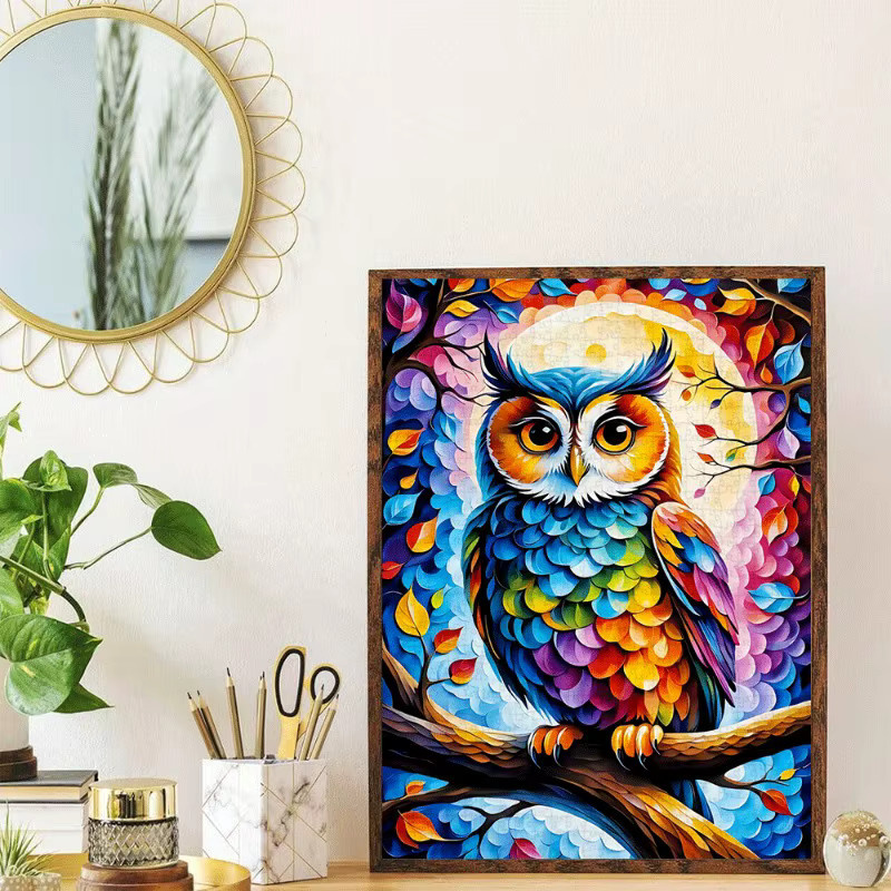 AZNM Eulen- und buntes Puzzle, 1.000 Teile - Bild 5