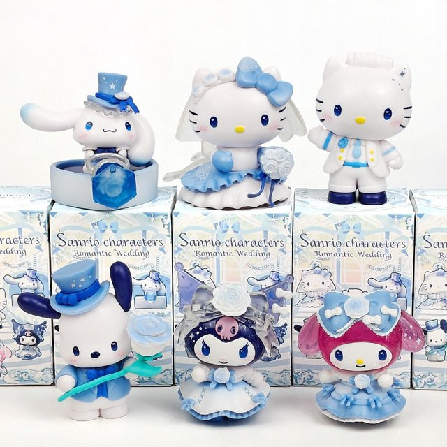 Sanrio Romantische Hochzeit Blind Box Figur, Einzelfigur, Kunststoff - Bild 1