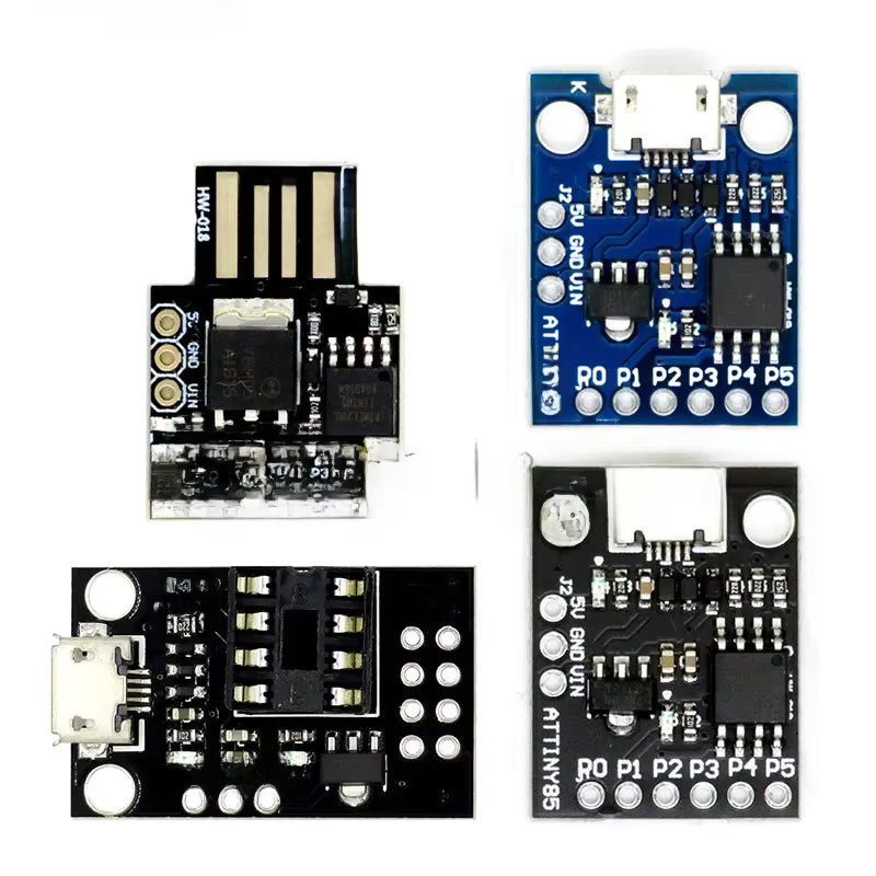Digispark Kickstarter Micro Development Board ATTINY85/TINY85 ATTINY13A Modul für Arduino IIC I2C USB in Schwarz - Bild 3