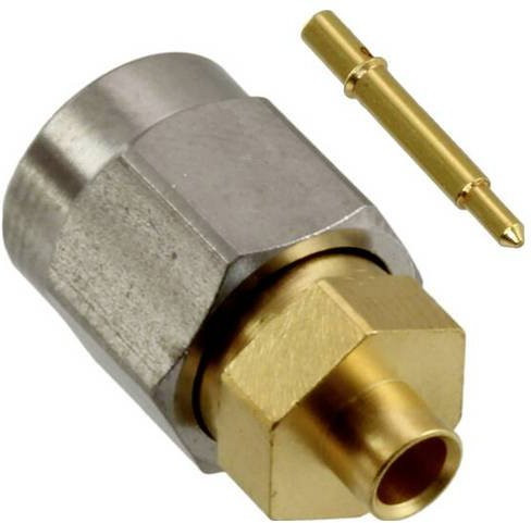 Molex SMA-Steckverbinder Stecker 50 Ohm in Silber - Bild 1