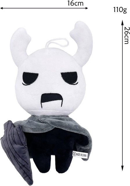 Hollow Knight Silksong Puppe, Plüschtier, weiß, 20-30cm - Bild 1