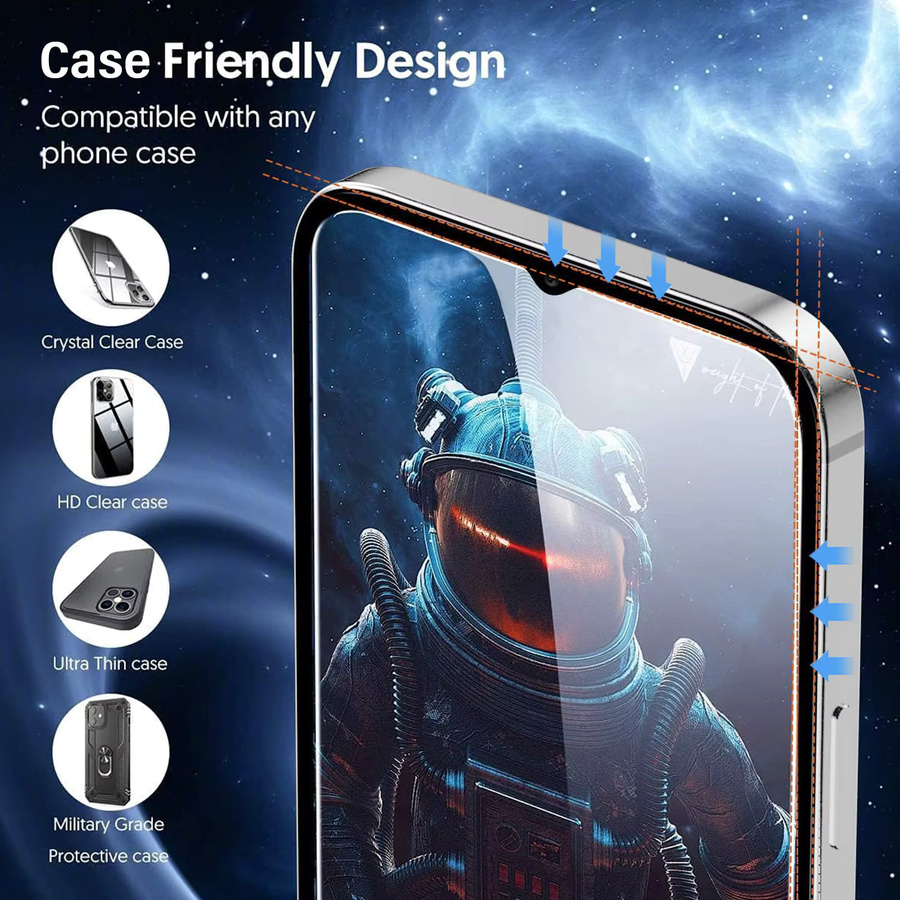 Xiaomi Anti-Spionage-Displayschutz aus gehärtetem Glas für Redmi Note 8 Pro mit Sichtschutz und Kratzschutz - Bild 6