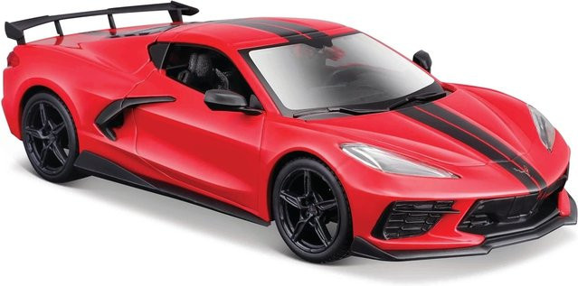Maisto Corvette ZR1 Coupe, Modellauto, 1:24, rot, mit beweglichen Türen - Bild 1