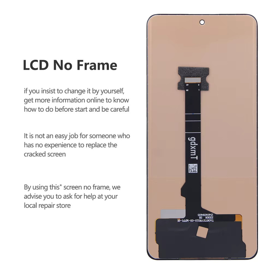 Xiaomi Redmi Note 13 Pro 5G LCD-Display Ersatz mit Digitalem Touchscreen-Modul in Schwarz - Bild 3