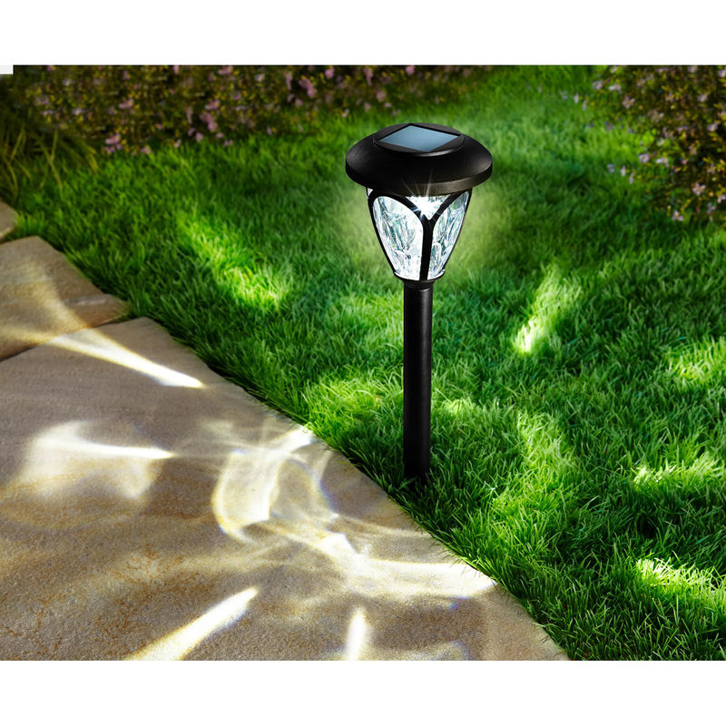 Viva Domo Solar-Leuchten Magic Set aus 4 Stück in Schwarz für Garten und Terrasse mit warmweißem Licht - Bild 2