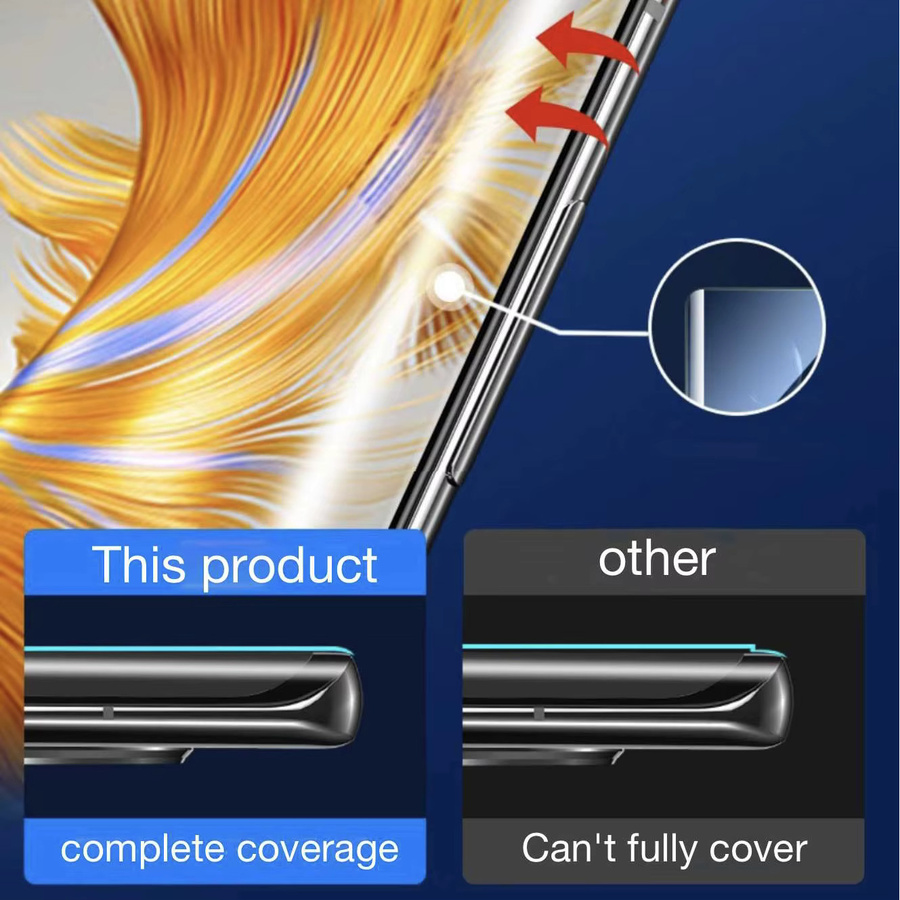 Displayschutzfolie für Oppo Reno 11 10 9 8 7 6 5 4 3 12 Pro Plus, transparent, mit Installationskit - Bild 5