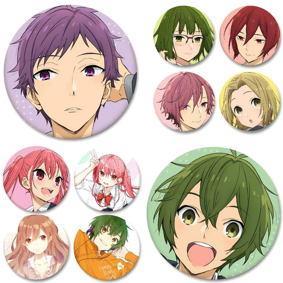 Anime Horimiya Brosche, Runde Anstecknadel - Bild 2