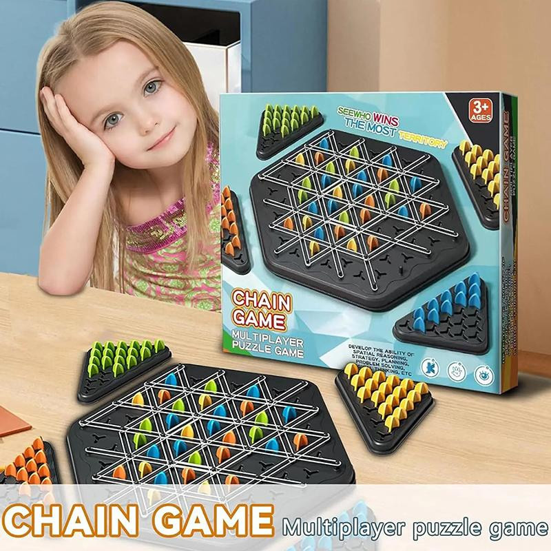 Yiran Furniture Ketten-Triggle-Schachspiel Brettspielset 7-12 Jahre - Bild 2
