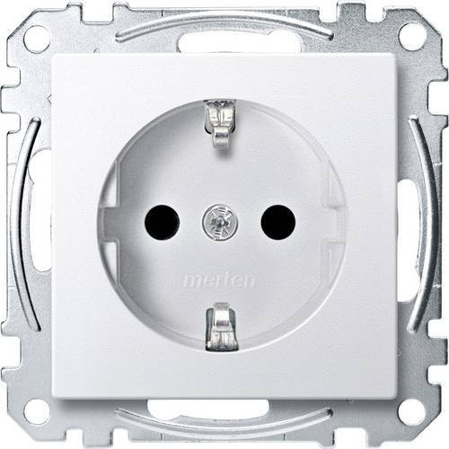 Merten Steckdose System M in Polarweiß MEG2400-0419 - Bild 1