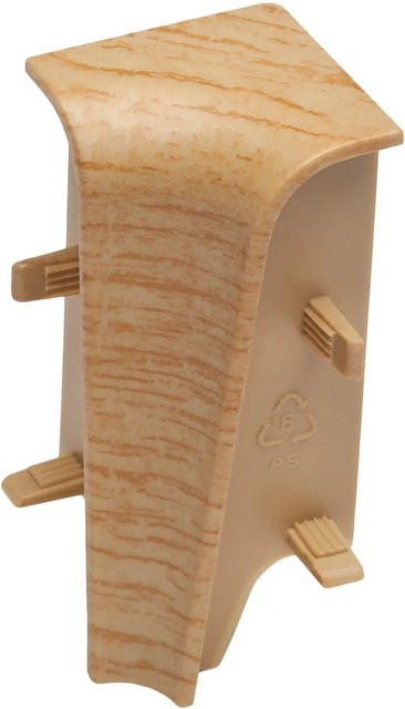 OBI Innenecke Eiche in Braun und Beige aus PVC, 2 Stück - Bild 1