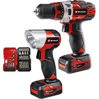 Einhell Akku-Bohrschrauber TE-CD 12/1 Li +22+CL 12V mit 2 Akkus à 2,0Ah in Rot/Schwarz - Bild 1