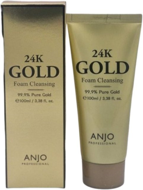 ANJO 24K Gold Schaumreinigung, 100 ml, Gesicht - Bild 1