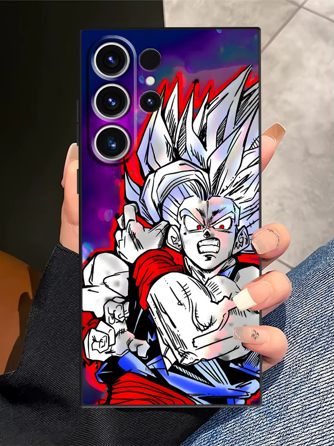 Schwarze weiche Dragon Ball Handyhülle für Samsung Galaxy S21 FE, S20, S23 Ultra, S25 Edge und S24 Plus in Multicolour - Bild 5