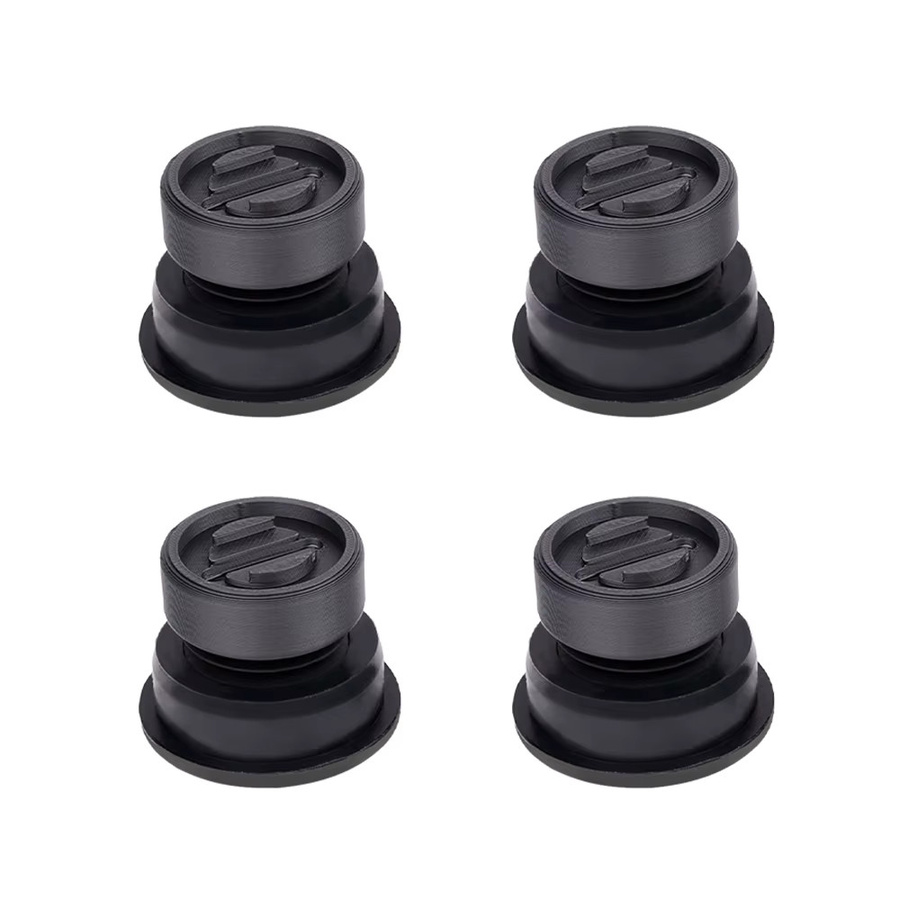 Anti-Vibrations-Füße für Bambu Lab P1S und X1 Carbon, rutschfeste und staubgeschützte Gummi-Pads in Schwarz, passend für H2D A1 und A1 Mini 3D-Drucker - Bild 5