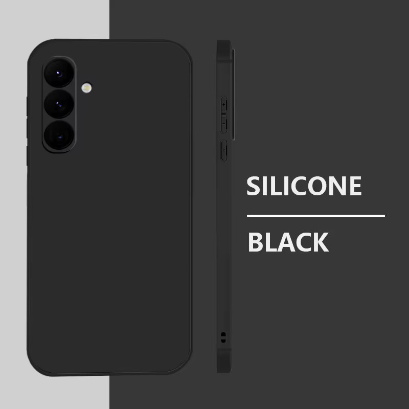 Weiche TPU Silikonhülle für Samsung Galaxy S26 S25 S24 S23 S22 Ultra S24 FE A57 A37 A17 A56 A36 A55 A54 A35 A15 A16 in Purple und Black - Bild 1