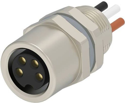 TE Connectivity T4073014041-001 Rundsteckverbinder in Grau - Bild 1
