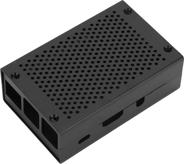 Sonoff Schutzhülle für Raspberry Pi 3 Gehäuse aus Aluminiumlegierung mit Lüfter, Schwarz - Bild 1