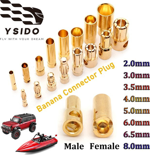 YSIDO RC Bullet Connector Bananenstecker - Bild 1
