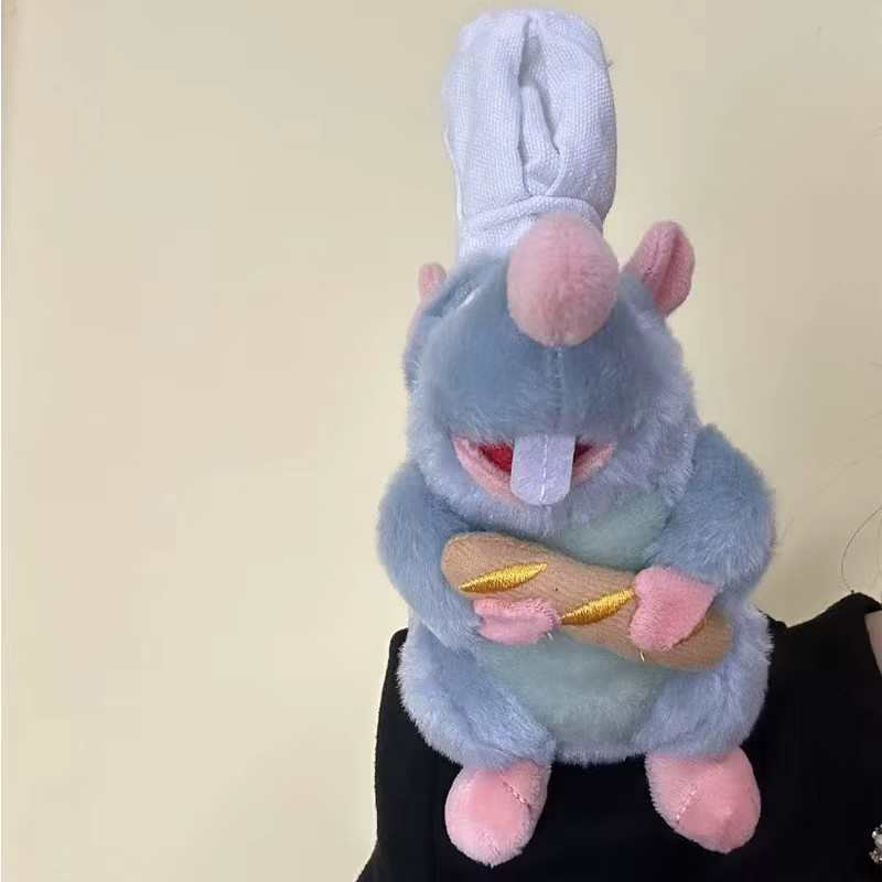 Bandai Disney Ratatouille Chef Remy Magnetisches Plüsch Spielzeug für die Schulter - Bild 2