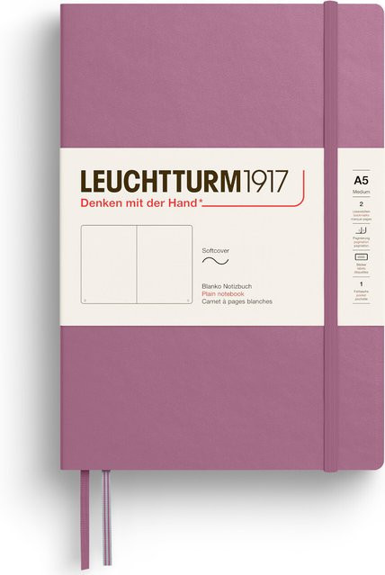 LEUCHTTURM1917 Notizbuch Medium A5 Softcover blanko Dusty Rose - Bild 1