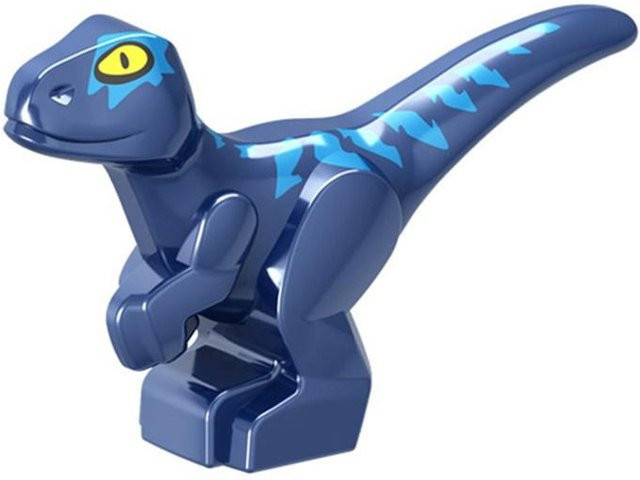 TOY LION Mini Baby Dinosaurier Bausteine, 10-teiliges Set, Blau, ab 6 Jahren - Bild 1